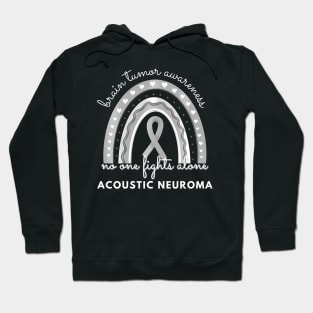 Acoustic Neuroma, Brain Tumor Awareness, Gray Hoodie